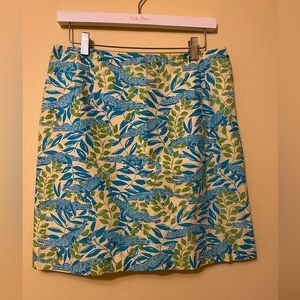Lilly Pulitzer Alligator Skirt 10